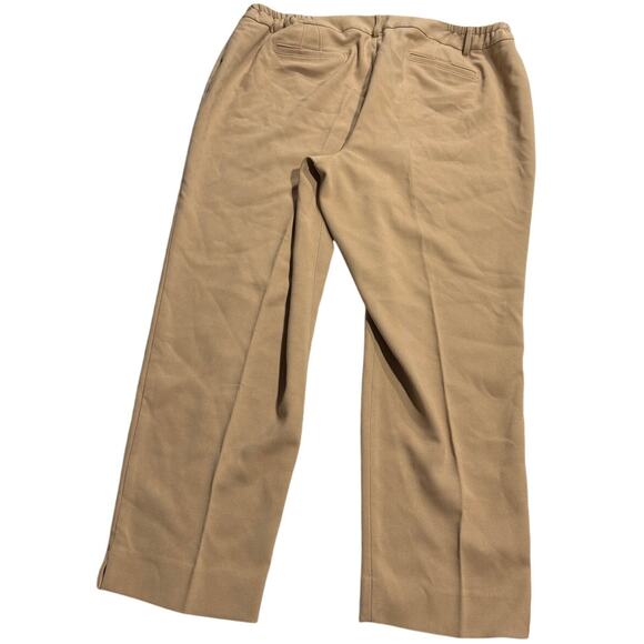 NWT Talbots Hampshire Dress Pants Women's Plus Size 22W Tan Khaki Office Career - Picture 7 of 11